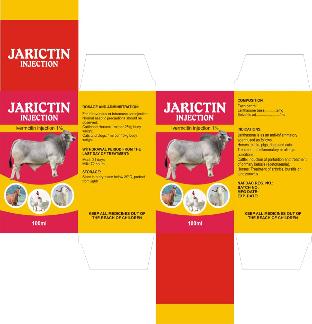 JARICTIN Injection (Ivermectin 1%)