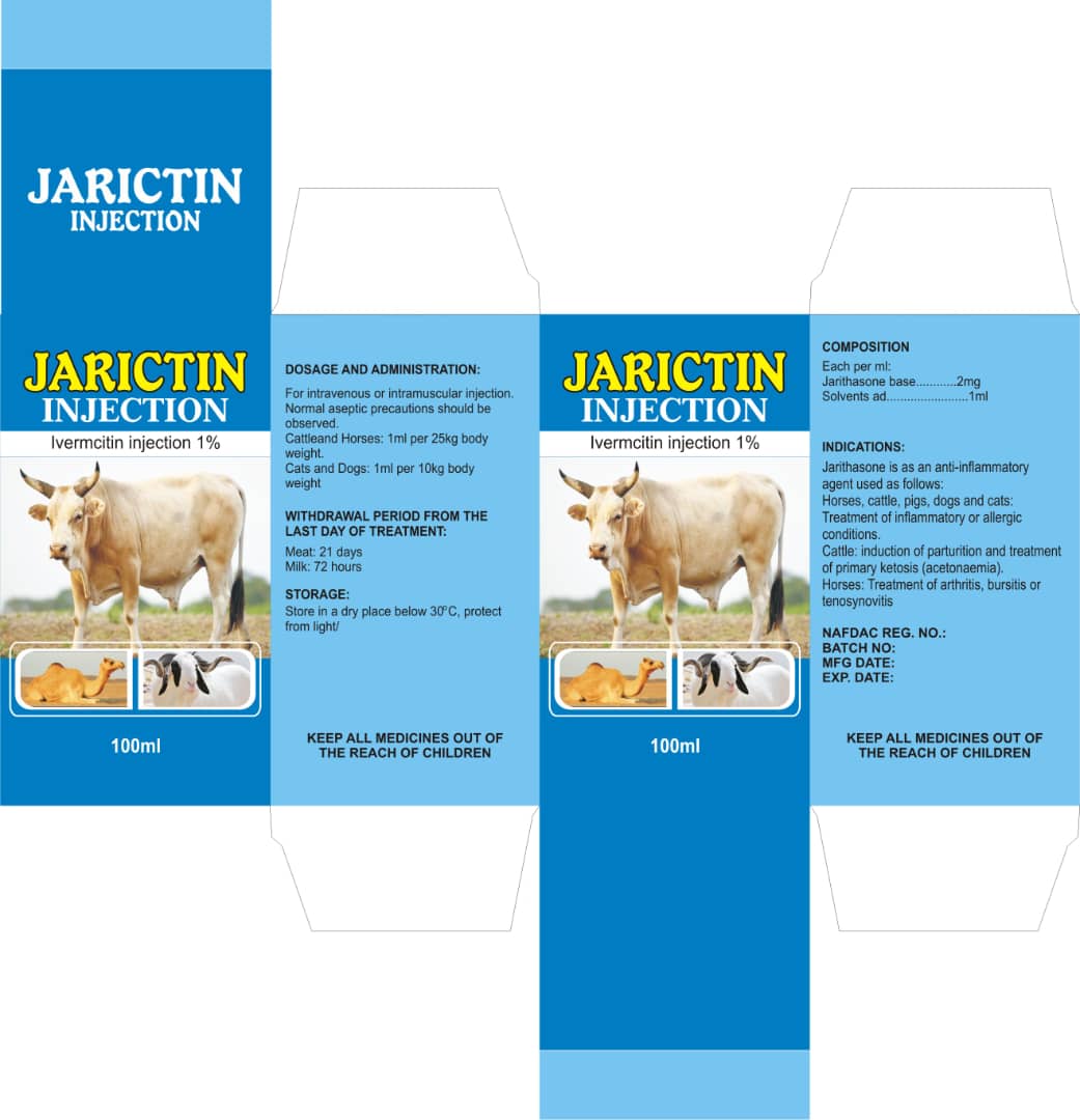 JARICTIN Injection (Ivermectin 1%) variant 3