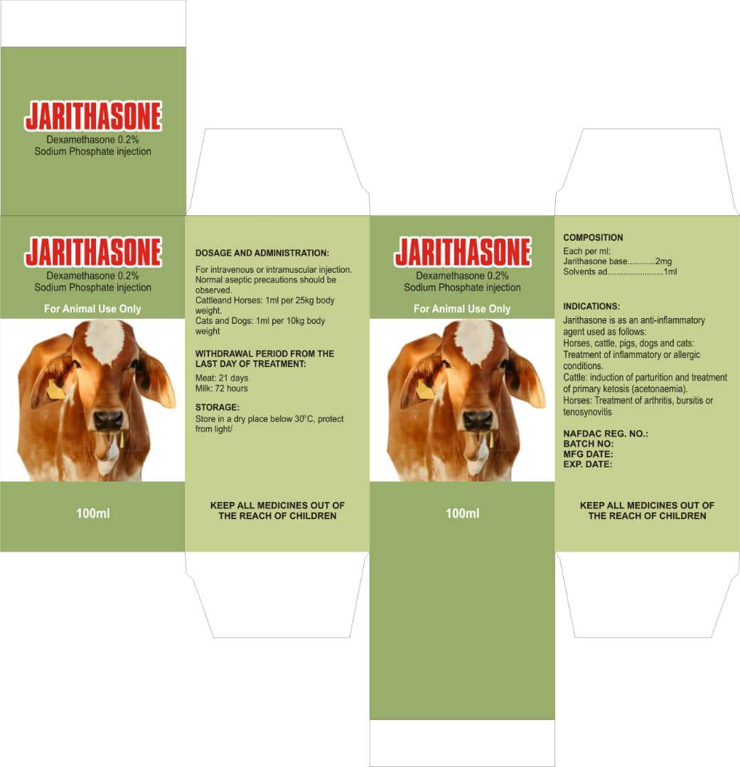 JARITHASONE Dexamethasone 0.2% Injection variant 2