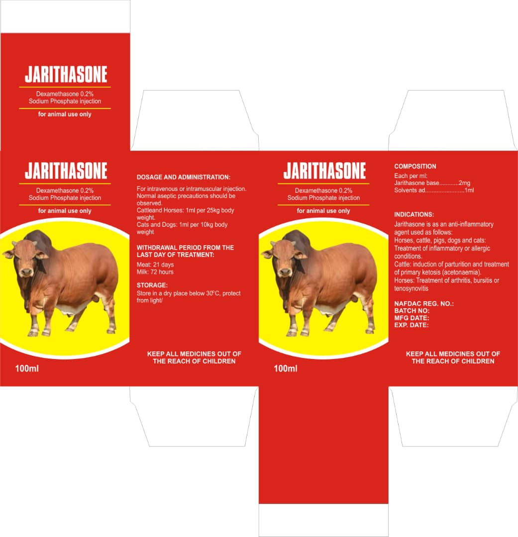 JARITHASONE Dexamethasone 0.2% Injection variant 3