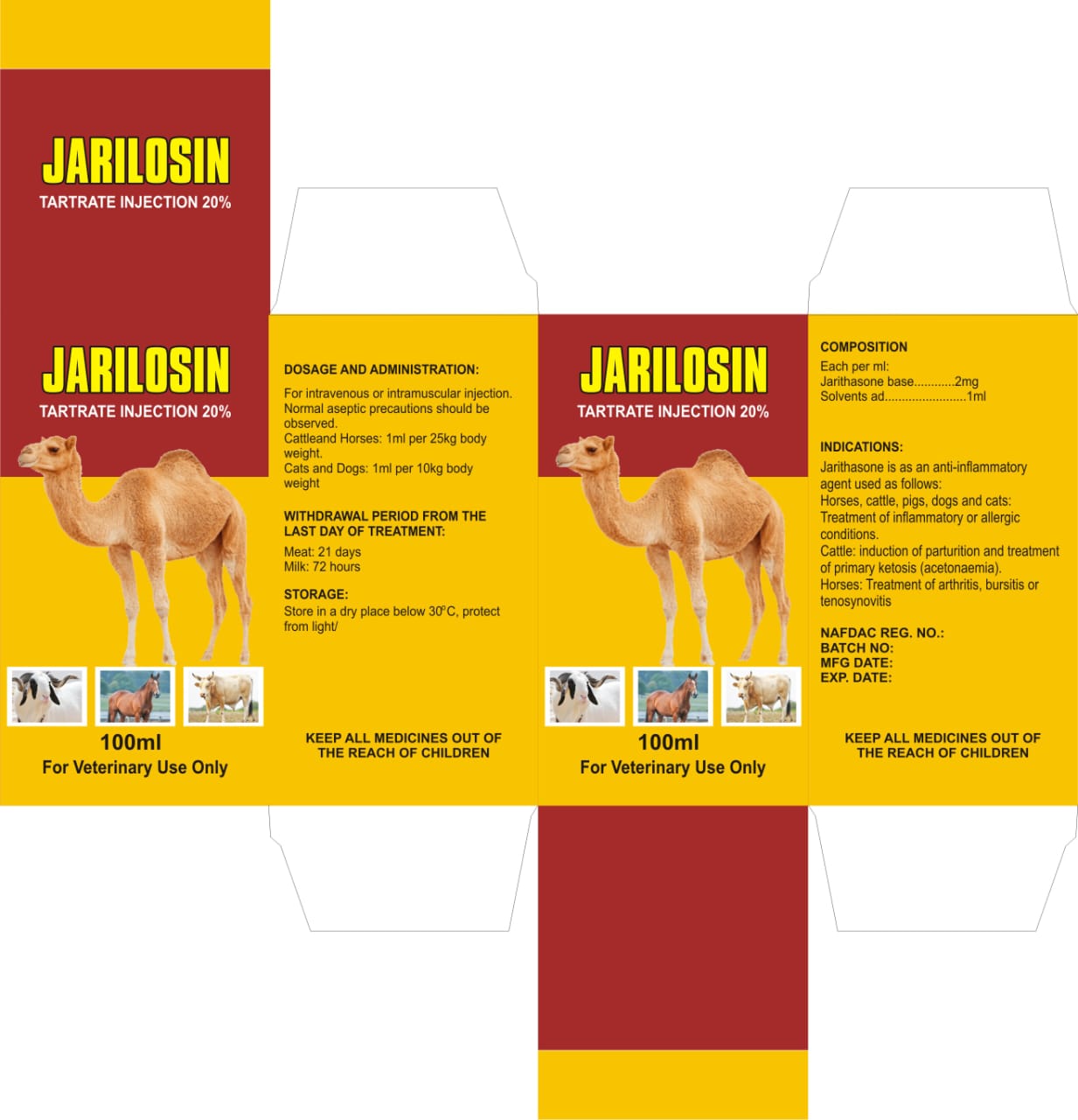 JARILOSIN Tartrate Injection 20%